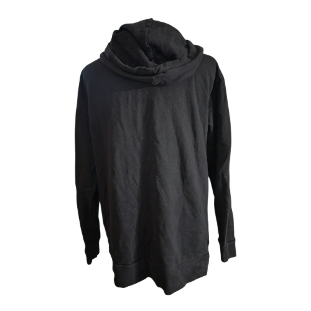 Victoria Sport Black Graphic Logo Pullover Hoodie, Size Small - Picture 2 of 4